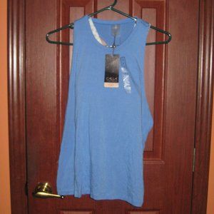 NEW CALIA  STRAP BACK MUSCLE TANK  OCEAN BLUE